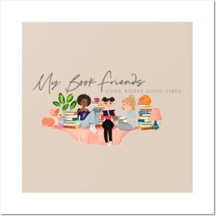 My Book Friends Logo on Natural Posters and Art